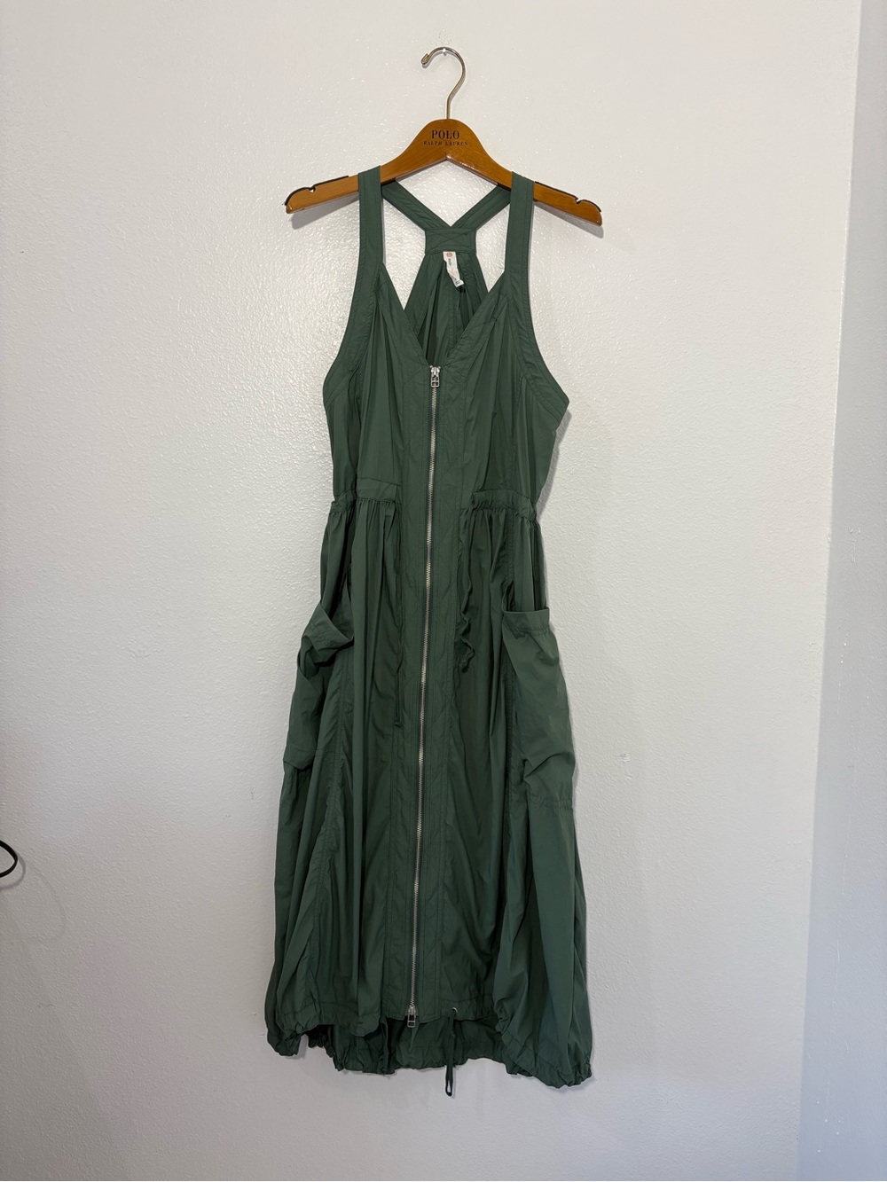 Anthropologie Daily Practice Free Fall Midi Dress Green Size S - Picture 4 of 14